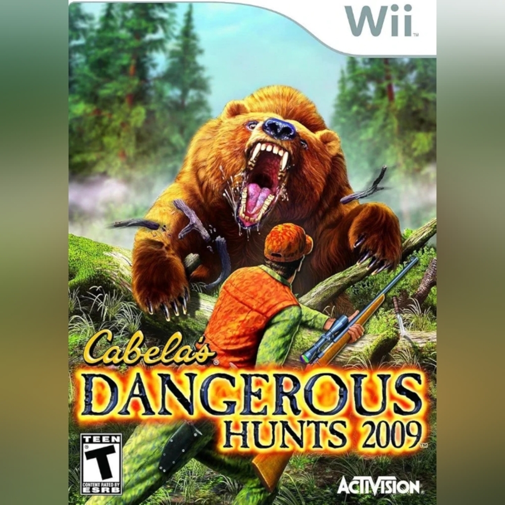 Cabelas Dangerous Hunts 2009 🔥 Nintendo Wii 🕹 Vintage Video Game
